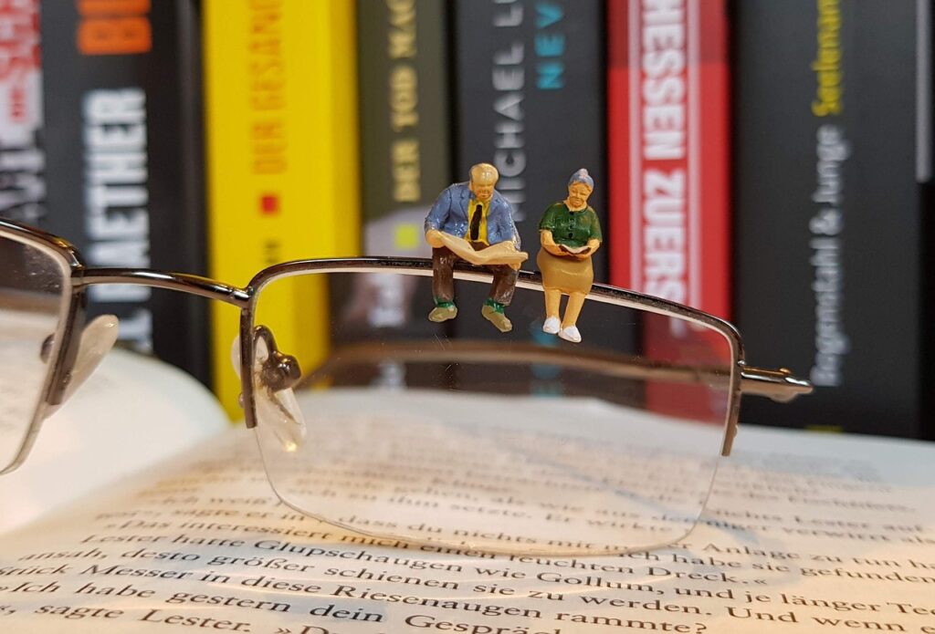 a book, read, miniature figures, glasses, pensioners, training, insight, glass, optician, old, pensioner, reading glasses, reading rat, bookworm, married couple, study, newspaper, miniature figure, bestsellers, toy, miniature, creative, model construction figure, humorous, fun, pensioners, insight, insight, insight, optician, optician, optician, optician, optician, bookworm, bookworm, newspaper, miniature, miniature